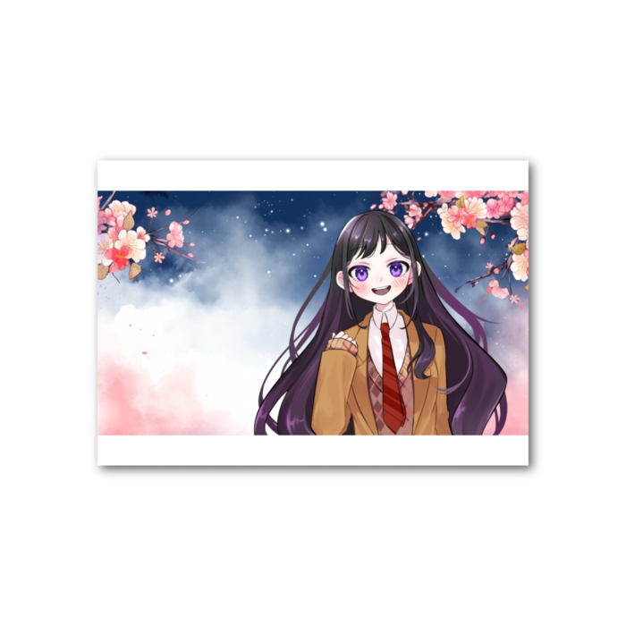 フォト風カード - 横 - 片面