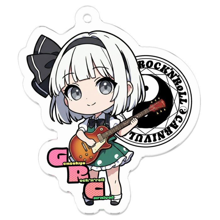 アクリルキーホルダー - 50 x 50 (mm)