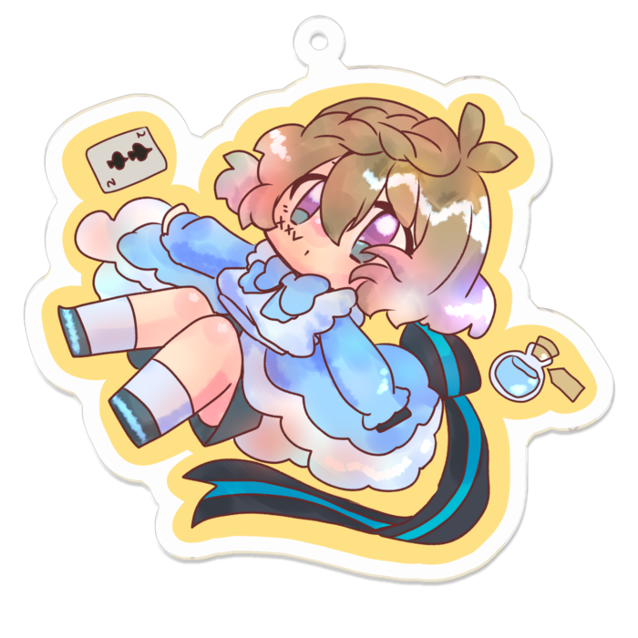 アクリルキーホルダー - 70 x 70 (mm)