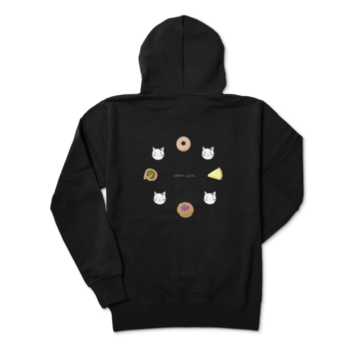 ジップパーカー - M - ブラック