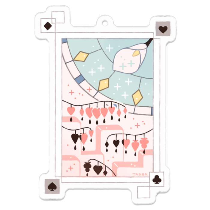 アクリルキーホルダー - 70 x 70 (mm)