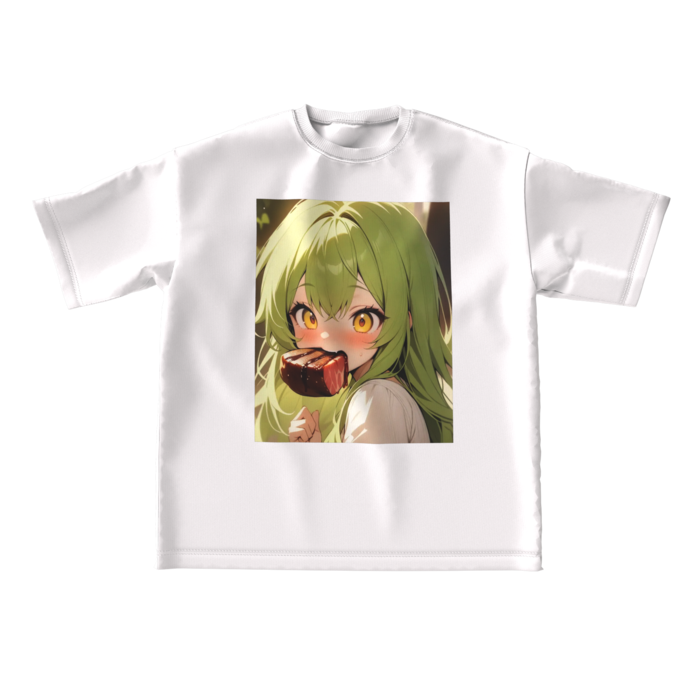 ビッグシルエットTシャツ - L - 両面