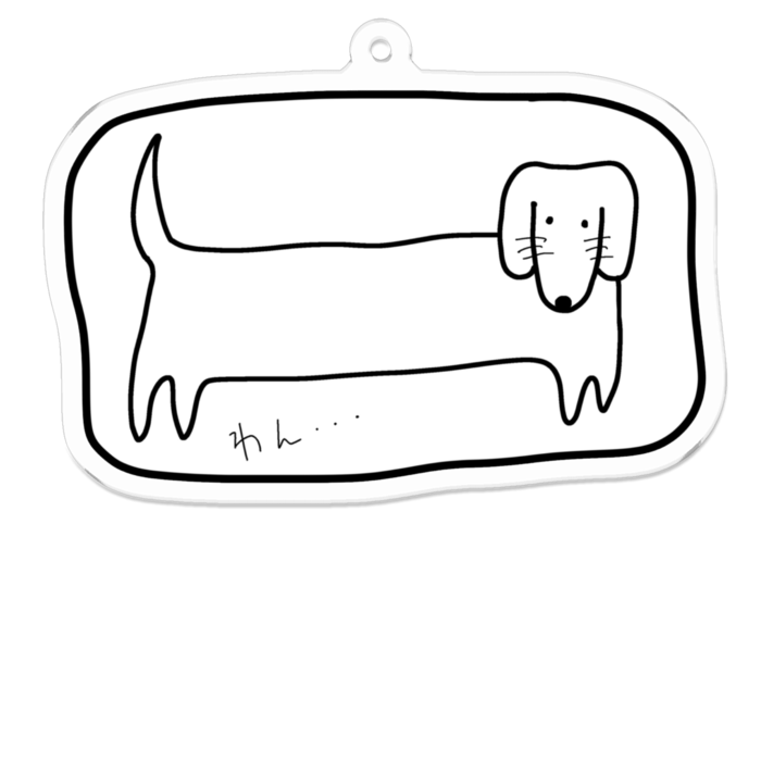 アクリルキーホルダー - 70 x 70 (mm)