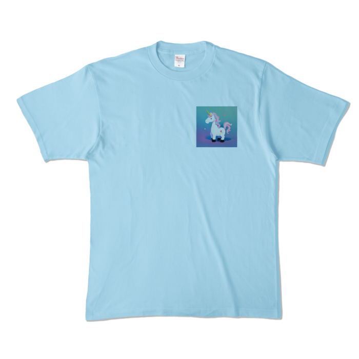 カラーTシャツ - XL - ライトブルー (淡色)