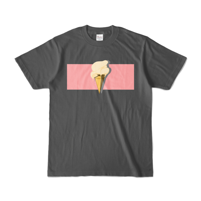 カラーTシャツ - S - チャコール (濃色)