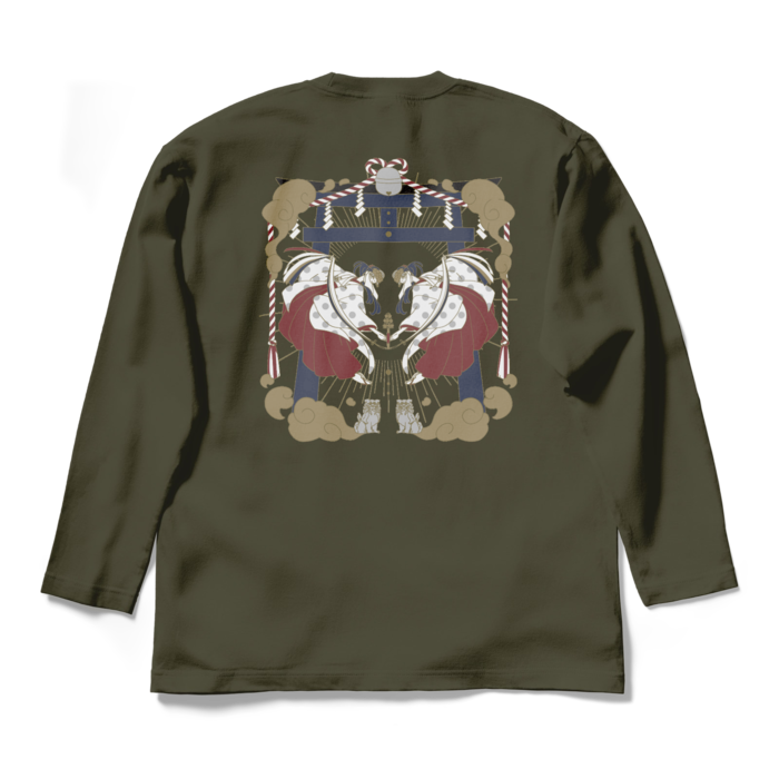 ロングスリーブTシャツ - L - アーミーグリーン
