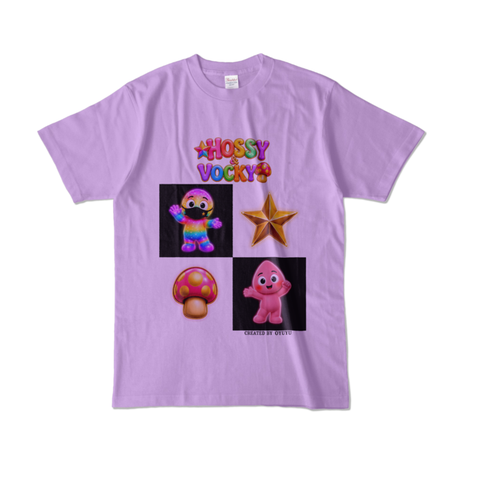 カラーTシャツ - L - ライトパープル （淡色）