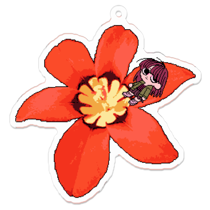 アクリルキーホルダー - 70 x 70 (mm)