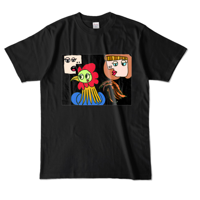 カラーTシャツ - L - ブラック (濃色)