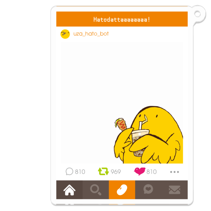 アクリルキーホルダー - 70 x 70 (mm)