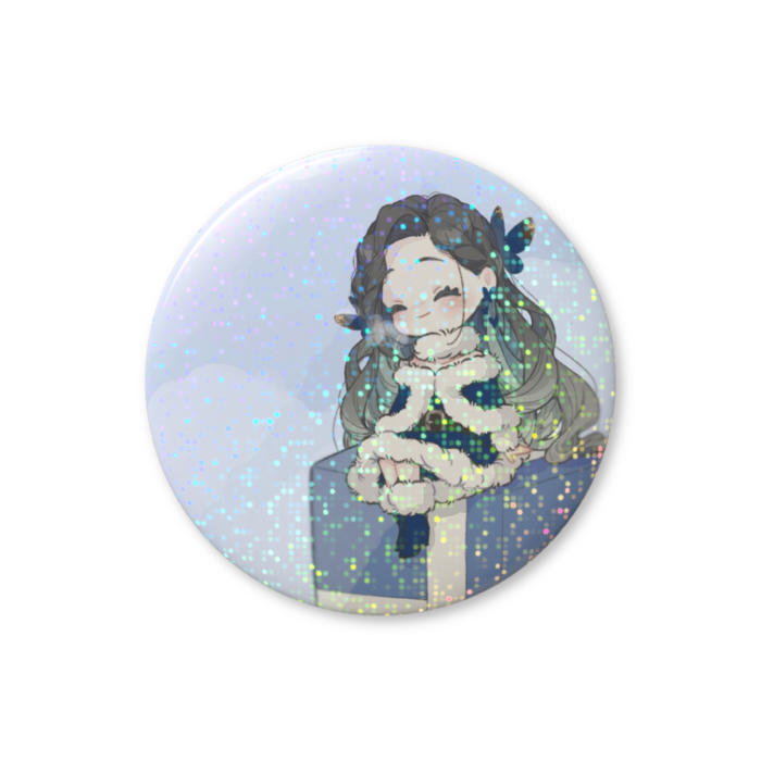 ホログラム缶バッジ - 76mm