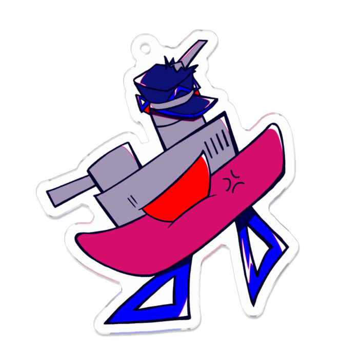 アクリルキーホルダー - 70 x 70 (mm)