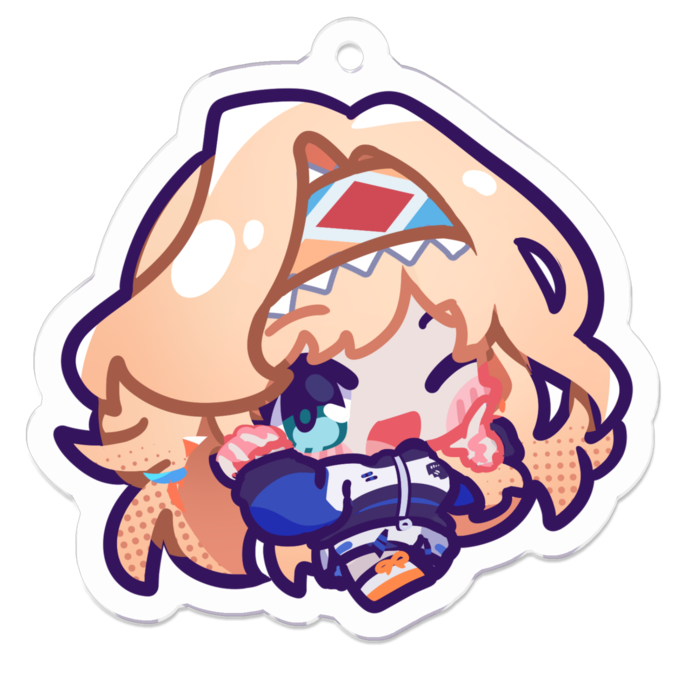 アクリルキーホルダー - 50 x 50 (mm)