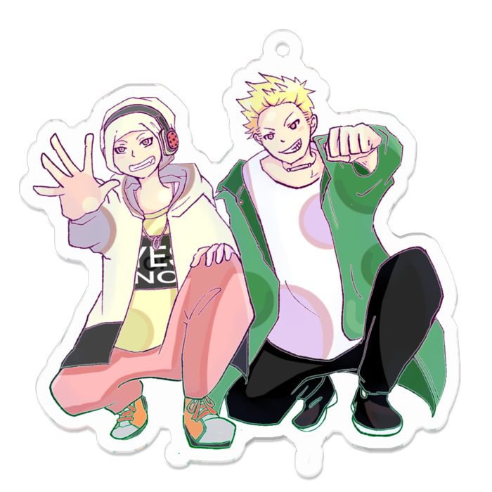 アクリルキーホルダー - 70 x 70 (mm)