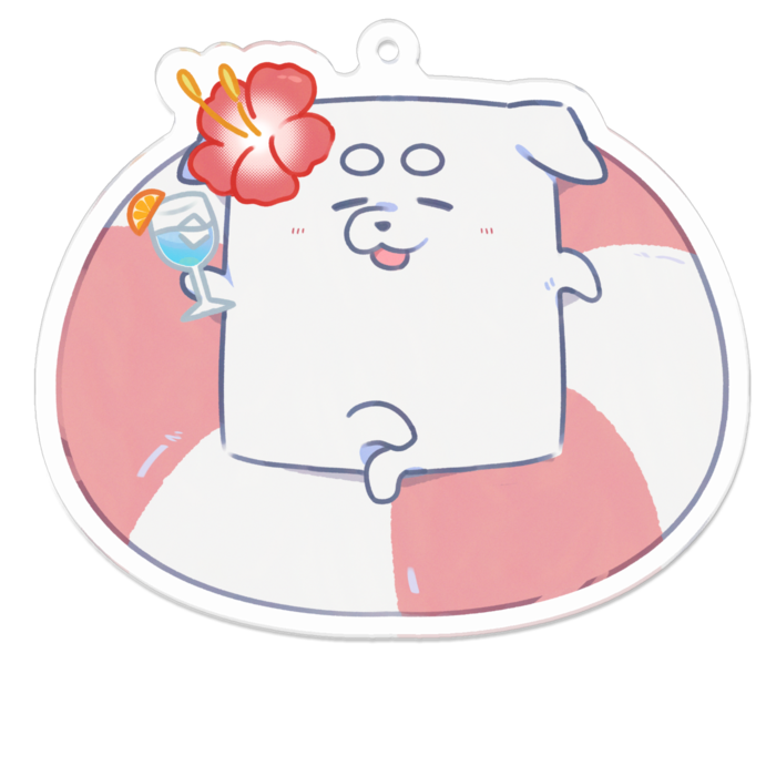 アクリルキーホルダー - 70 x 70 (mm)