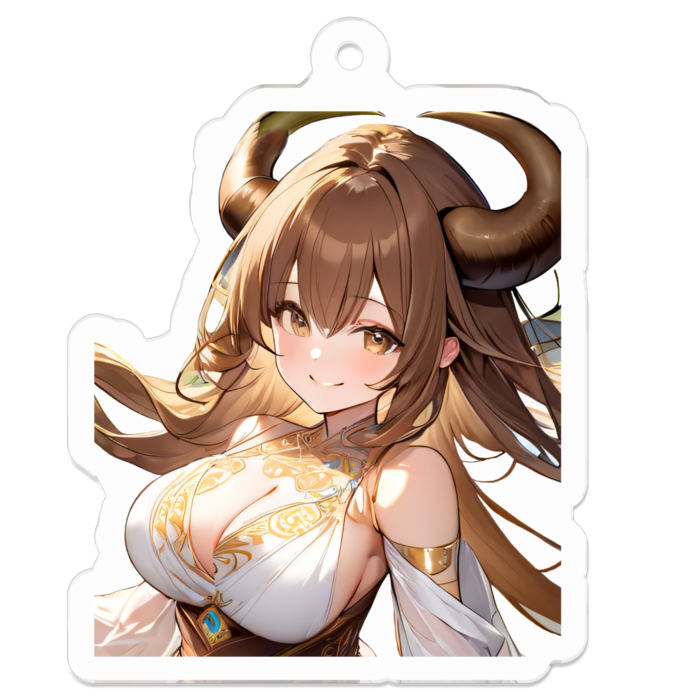 アクリルキーホルダー - 50 x 50 (mm)