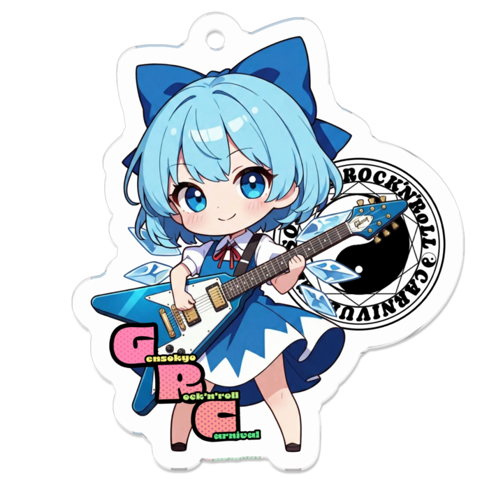 アクリルキーホルダー - 50 x 50 (mm)