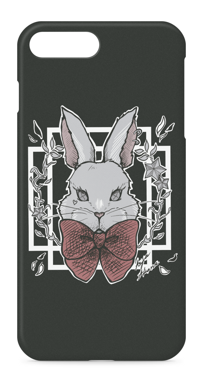 黒🐰iPhoneケース - iPhone 8 Plus / 7 Plus