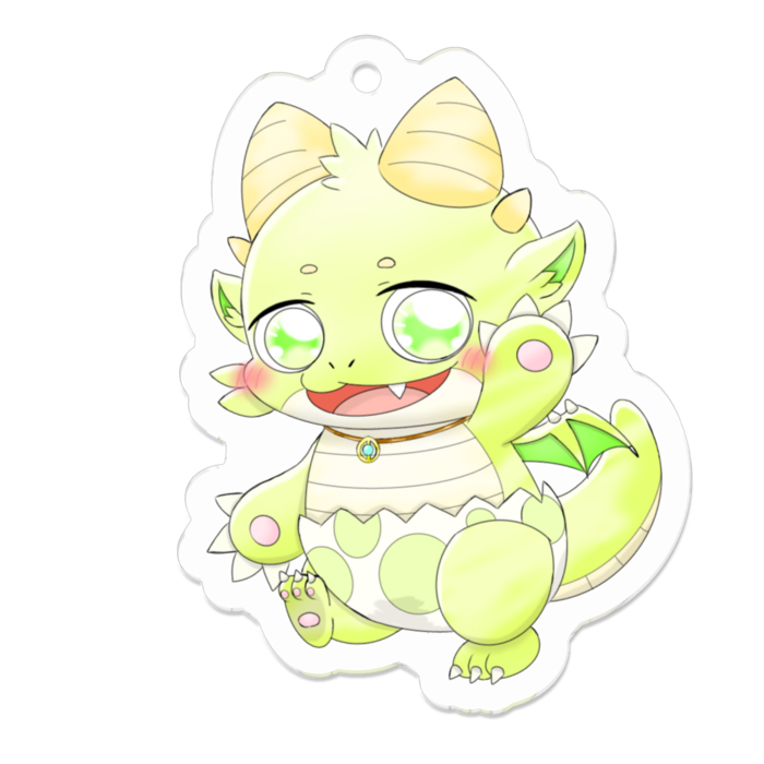 グルルくん アクリルキーホルダー (小) 50×50