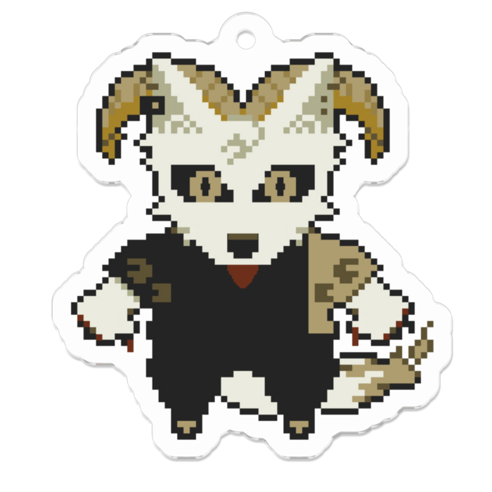 アクリルキーホルダー - 50 x 50 (mm)