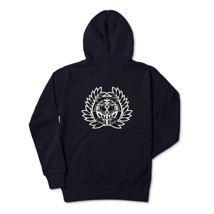 パーカー - L - ネイビー