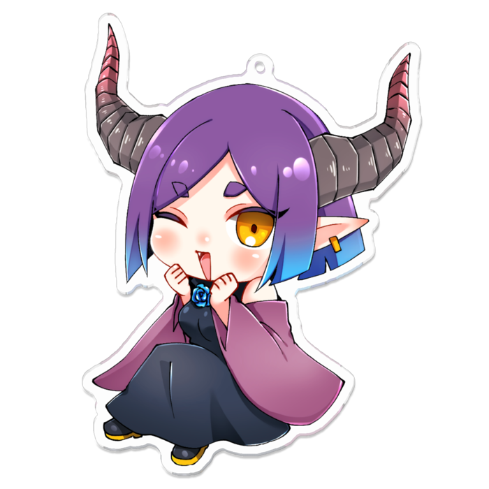 アクリルキーホルダー - 100 x 100 (mm)