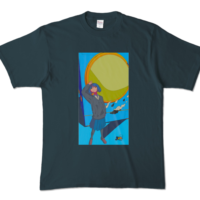 カラーTシャツ - XL - デニム (濃色)