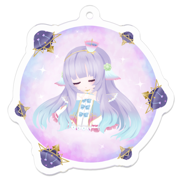 アクリルキーホルダー - 50 x 50 (mm)