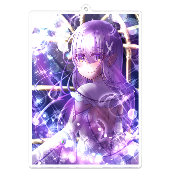 アクリルキーホルダー - 100 x 100 (mm)