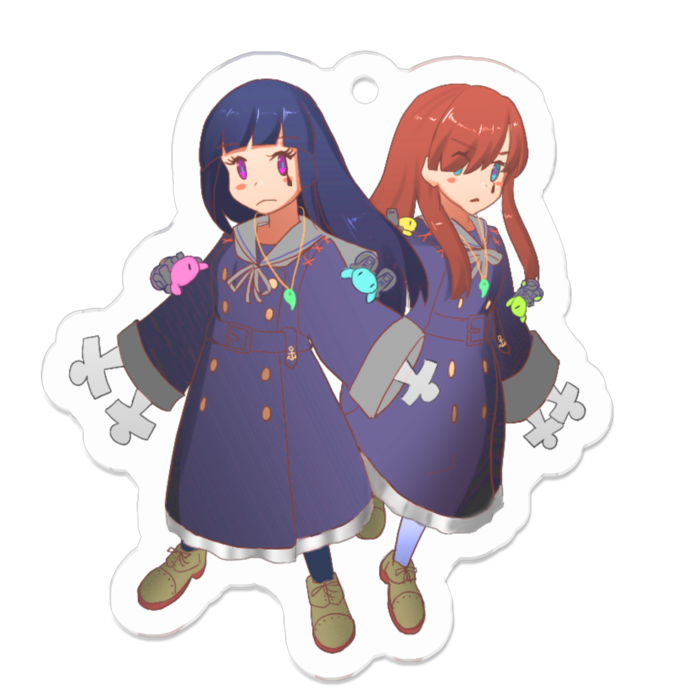 アクリルキーホルダー - 50 x 50 (mm)