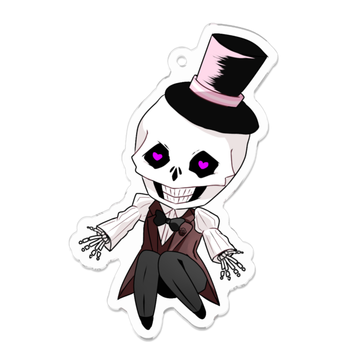 アクキー(骨) - 70 x 70 (mm)