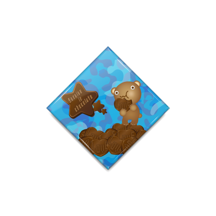 缶バッジ - ひし形40mm