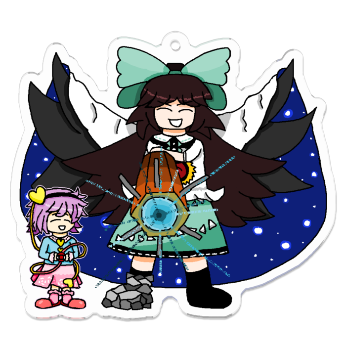 さとり&おくう(7cm×7cm規格)