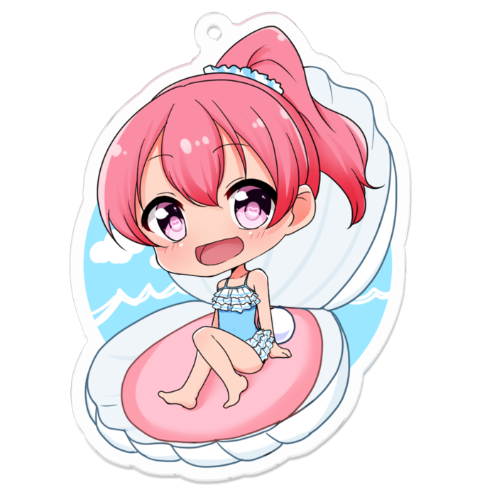 アクリルキーホルダー - 70 x 70 (mm)