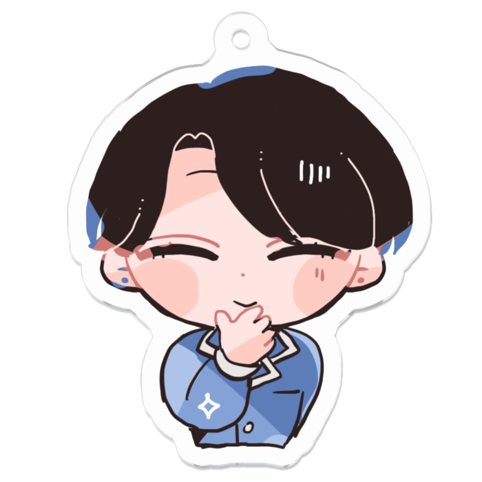 アクリルキーホルダー - 50 x 50 (mm)