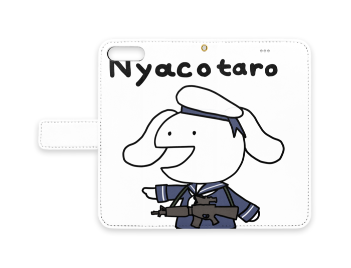 手帳型iPhoneケース - iPhone 8 Plus / 7 Plus - ストラップ穴 あり