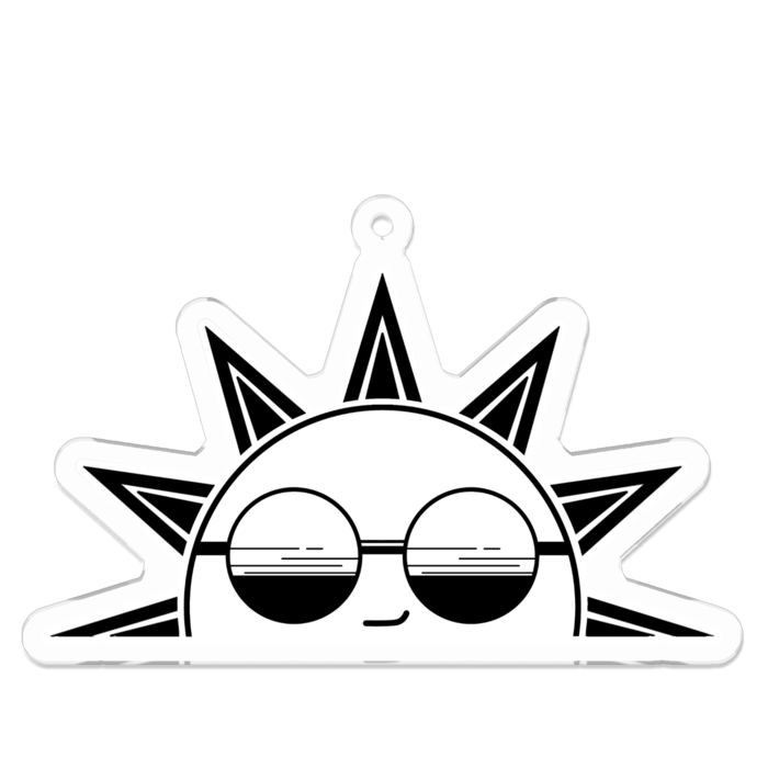 アクリルキーホルダー - 70 x 70 (mm)