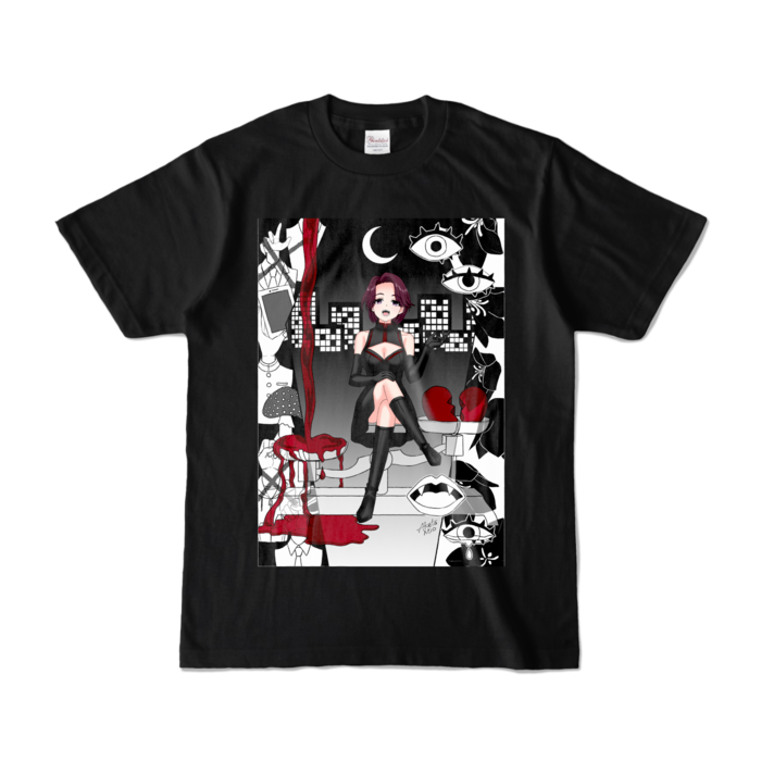 カラーTシャツ - S - ブラック (濃色)