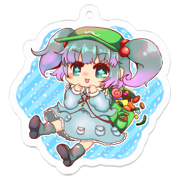 アクリルキーホルダー - 50 x 50 (mm)
