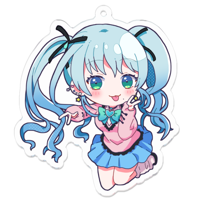 アクリルキーホルダー - 70 x 70 (mm)