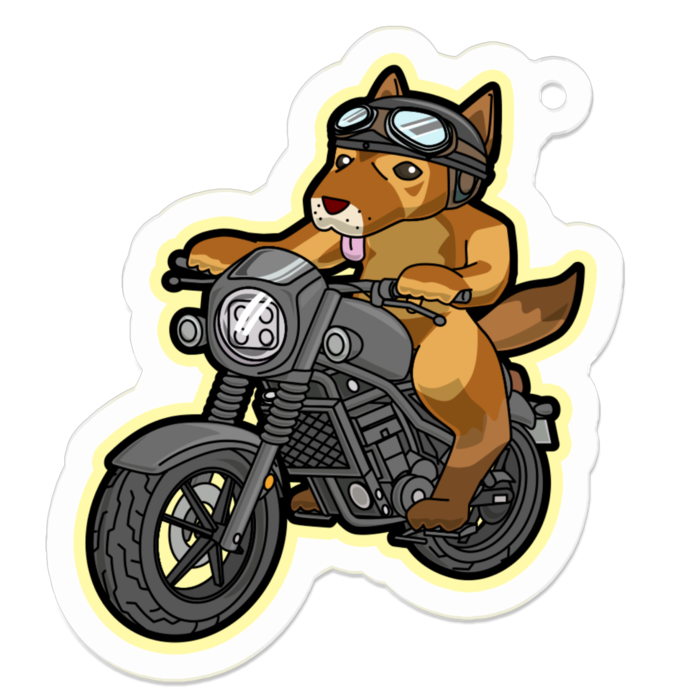 アクリルキーホルダー - 50 x 50 (mm)