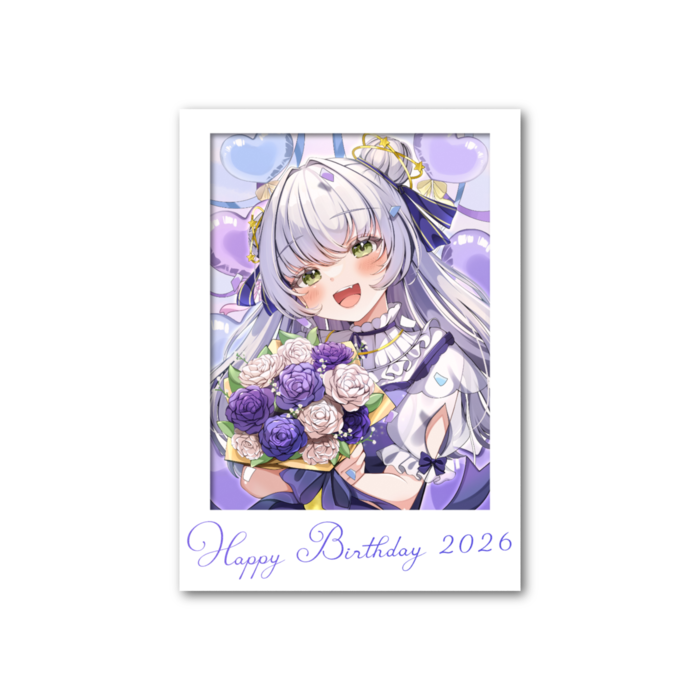 フォト風カード - 縦 - 片面