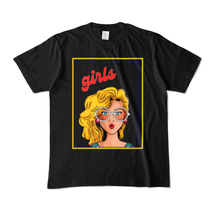 カラーTシャツ - M - ブラック (濃色)