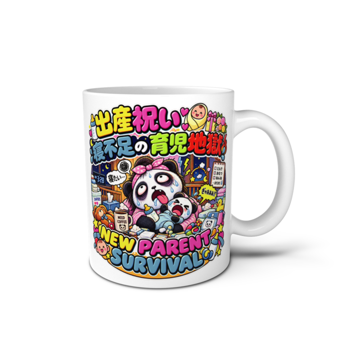 マグカップ - 直径 8cm / 高さ 9.5cm