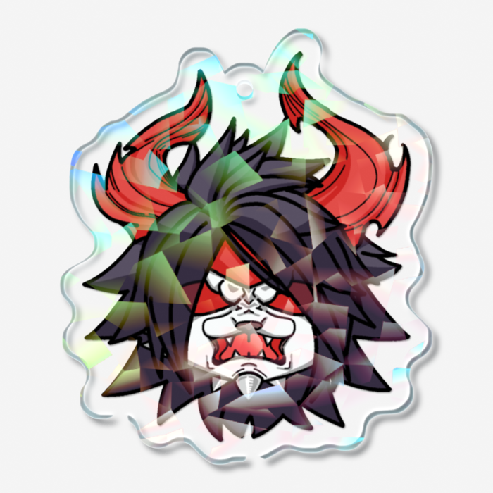 ホログラムアクリルキーホルダー - 50 × 50mm