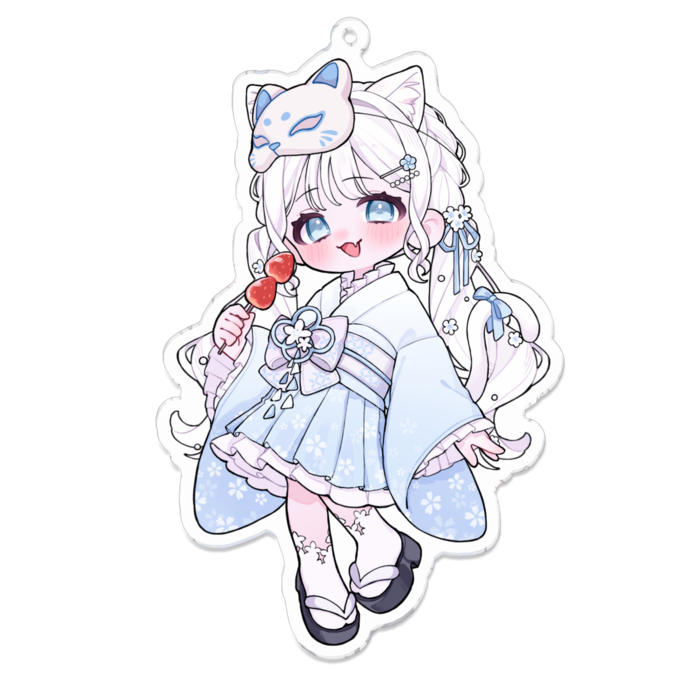 アクリルキーホルダー - 100 x 100 (mm)