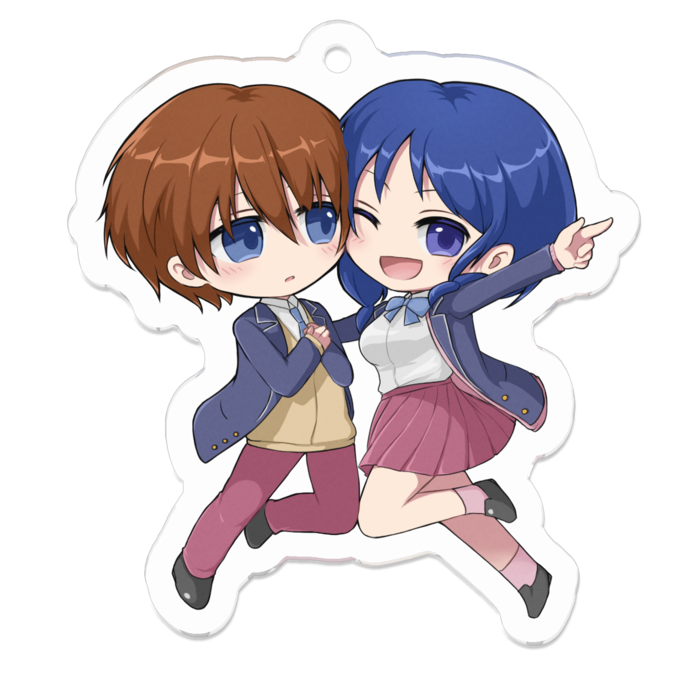 アクリルキーホルダー - 50 x 50 (mm)