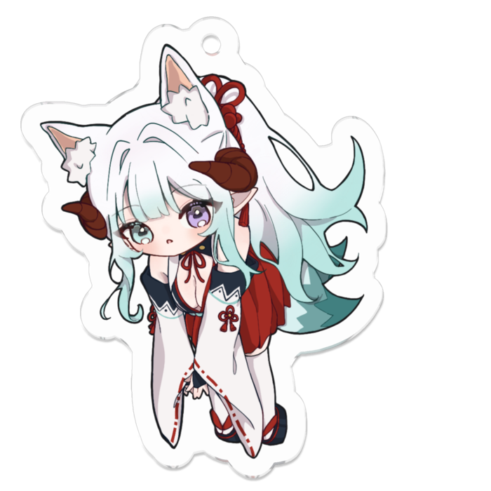 アクリルキーホルダー - 50 x 50 (mm)