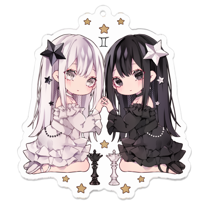 アクリルキーホルダー - 70 x 70 (mm)