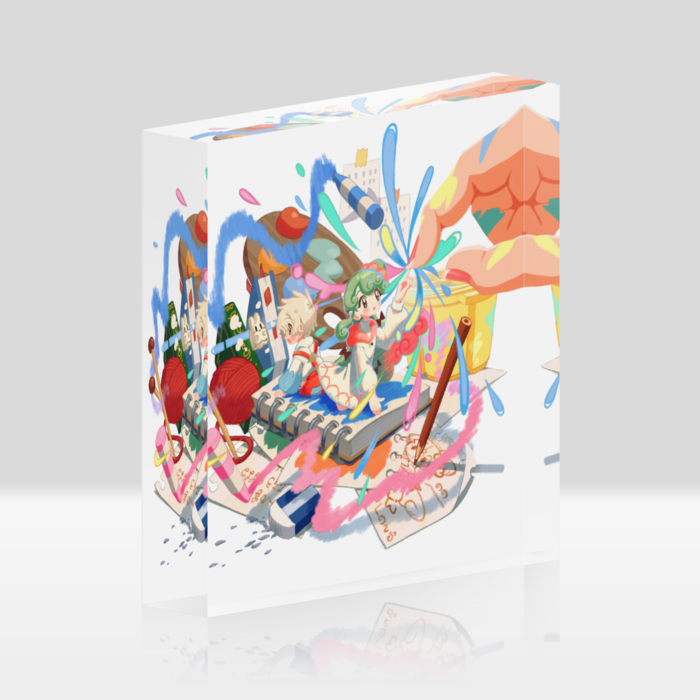 アクリルブロック - 100x100mm